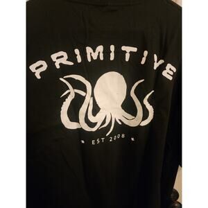 NWOT Primitive Black Short Sleeve‎ Tshirt Octopus XXL